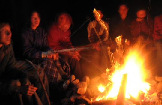 Firepit at the Inn on Poplar Hill