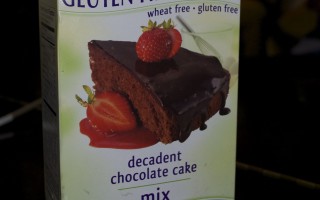 Gluten free chocolate cake mix