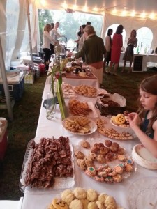 Wedding cookie table