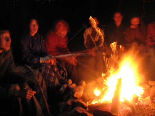 Firepit at the Inn on Poplar Hill