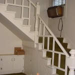 Befor picture of stairs at bed and breakfast