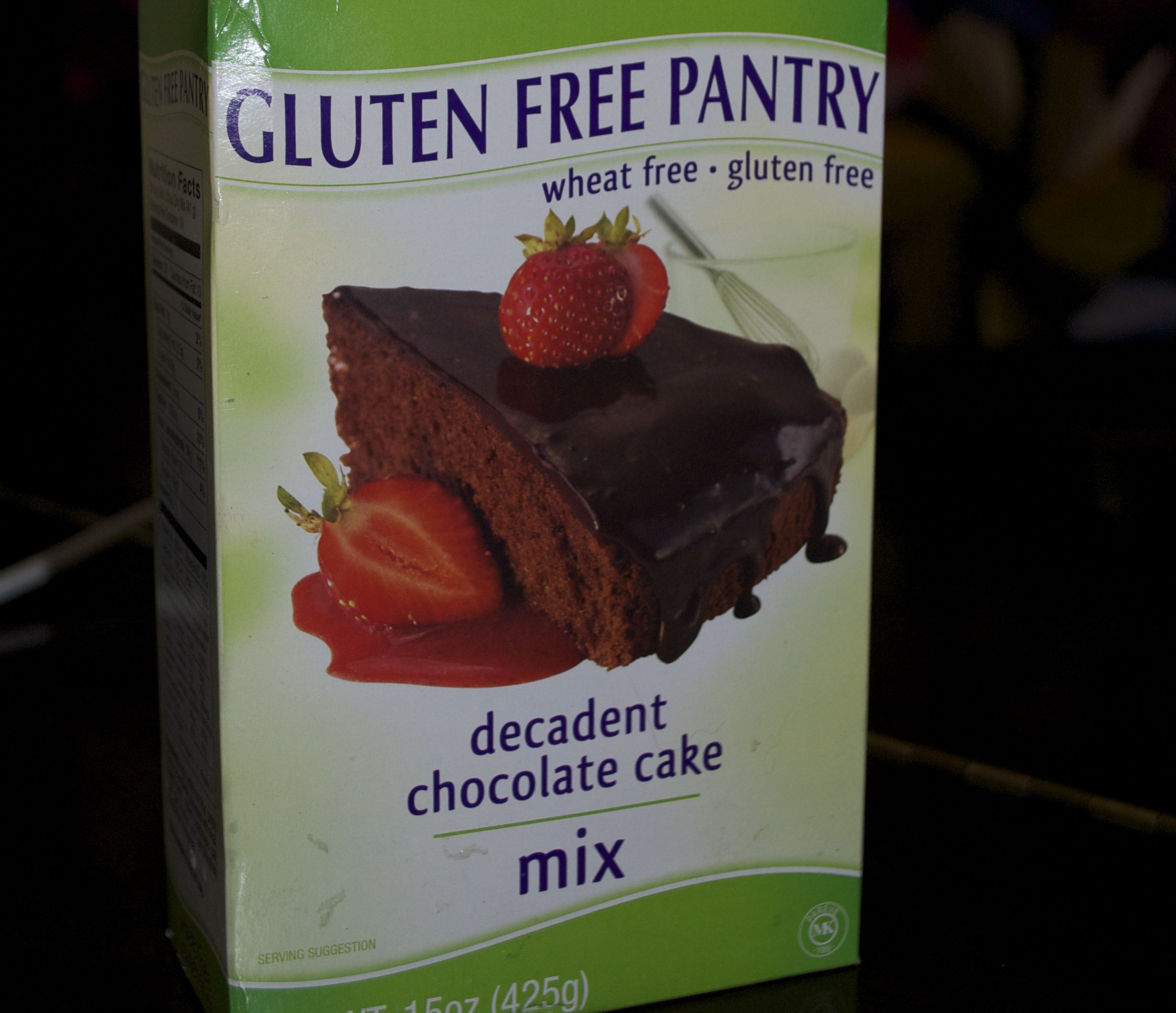 Gluten free chocolate cake mix