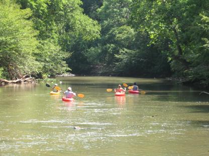 A group Kayak Trip down the Rapidan River summer specials